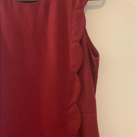 Wine Cocktail Dress - Picture 2 of 3